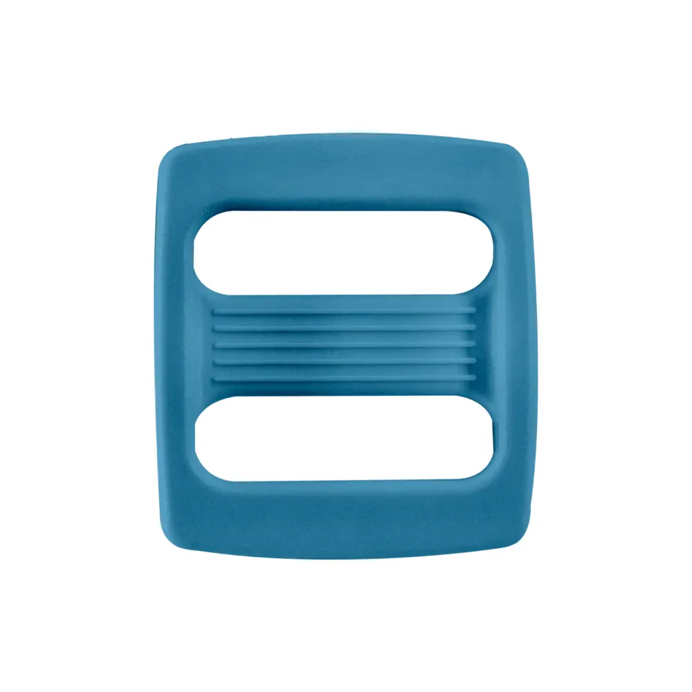 Plastic Accessories 9 20mm curved adjustment buckle turquoise